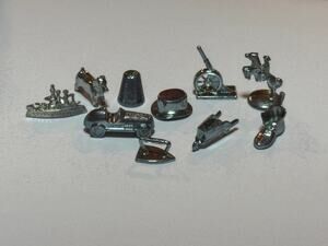 Monopoly Replacement New York City Edition NYC Pewter Pieces Tokens